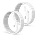 【送料無料】USB Type C to Type C ケーブル 1m 2本セット Popolier【PD対応 65W/3A急速充電 】 タイプc 急速充電 ケー...