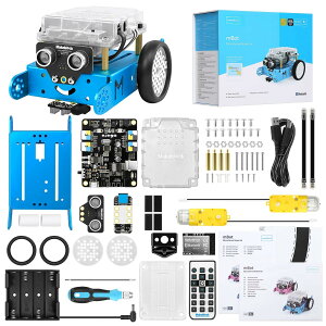 【送料無料】Makeblock mBot プログラミング ロボット おもちゃ キット STEM 知育玩具 Scratch Arduino 初心者向けロボット工学 電子工学 コーディング プログラミング 勉強 8歳以上 子どものプレゼント