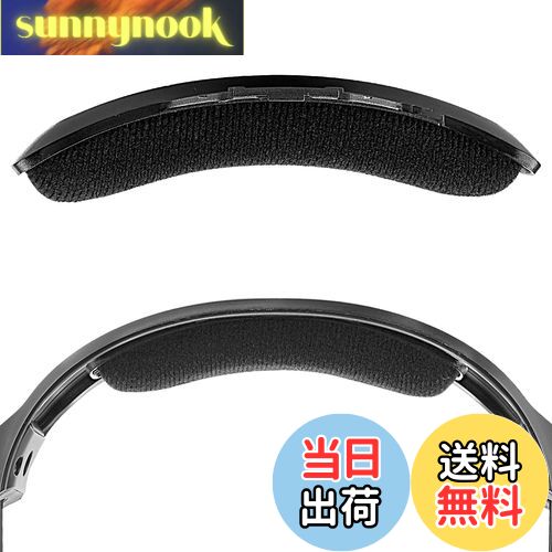 【送料無料】Geekria ヘッドバンド 互換性 ヘッドホンヘッドバンド ベロア パッド Astro A40 TR 対応 交換用 (黒)