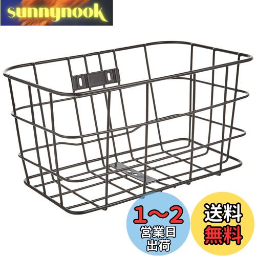 【送料無料】ブリヂストン(BRIDGESTONE) マークローザ用フロントバスケット BL(ブラック) BK-MR P5068 F761303BL