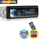 Eaglerich 車ラジオ Bluetooth 車音響 カーオーディオ ステレオ プレーヤー リモコン付き 1 Din 12V 【76-108MHz 日本国内FMラジオ対応】【日本語版説明書】