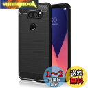 【Trocent】LG V30+ L-01K ケース シリコン素材 JOJO L-02K / isai V30+ LGV35 保護カバー 全面保護 耐衝撃 落下防止 (V30+ L-01K docomo, ブラック)