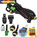 YUNPICAR H8/H11/H16 フォグランプ配線 H8/H11/H16 HID/LED対応 後付フォグランプ用リレーハーネス 汎用 ホンダ フィットトヨ...