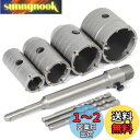ライフパレット コンクリートドリルセット ホルソー ホールソー ロング sdsプラス 30mm 40mm 50mm 60mm