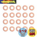 VORCOOL 100個 溶接スタッド 平ワッシャー 平座金 銅リング 良い気密性 密封リングフラットワッシャー 溶接補修 防錆 バンパー補修 へこみ修理用品(...