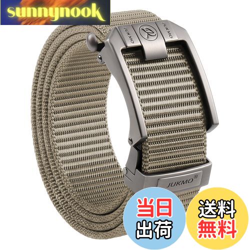 【送料無料】[JUKMO] ゴルフ ベルト メンズ カジュアル ラチェット式ベルト ナイロンベルト  ...
