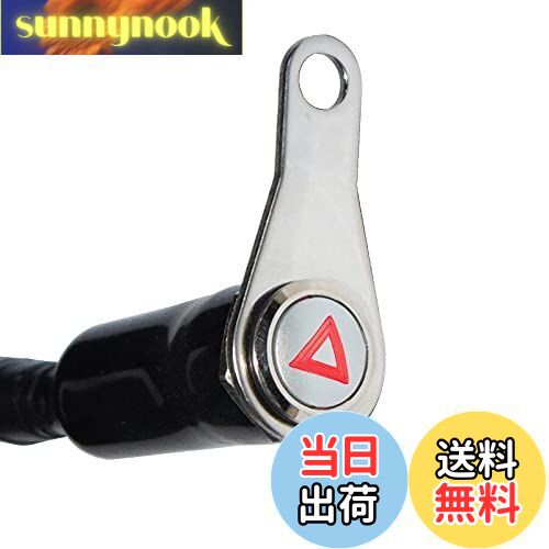 【送料無料】オートバイハンドルバースイッチ ATVバイク 12V LED 警告灯 ハザードライト スイッチ 赤く閃光 防水 過負荷保護赤い光