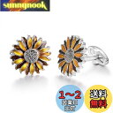 Yoursfs 花 カフスボタン メンズ おもしろ カフスボタン メンズ 結婚式 カフス 向日葵 アクセサリー