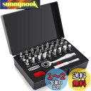 ラチェットレンチ 工具セット ビット差込 6.35mm(1/4