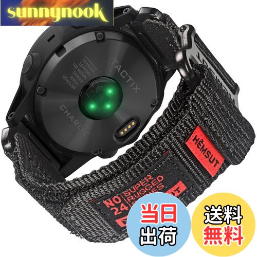 【送料無料】GARMIN ガーミンベルト 22MMナイロンスポーツバンド Garmin Fenix 7 Solar / Fenix 7 Sapphire Sol...