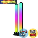 オーム(OHM)オーム電機AudioComm ゲーミングライト LED RGBライトバー イルミネーション サウンド連動 音楽同期 調色 USBライト ゲームライト アプリ操作 AV-GL100N 03-6355 OHM
