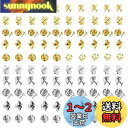 MEDUSHASHA ピンバッジ 留め具 金具 蝶タック バタフライ型 ピンバッジ 留め具 金・銀 各50個 ハンドメイド アクセサリーパーツ 服飾小物のDIY...