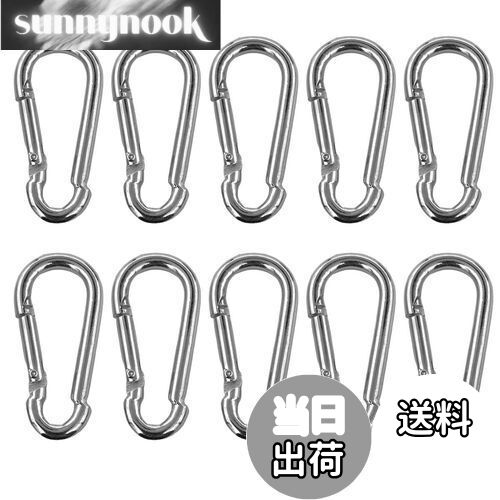 【送料無料】winova カラビナ スプリングフック キーホルダー 304ステンレス スプリングスナップ フッ..