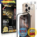 Boiyiklonn iPhone 16 Pro ガラスフィルム (2枚)+iPhone16 Pro カメラフィルム(2枚) 【日本旭硝子製/ガイド枠付き】iP...