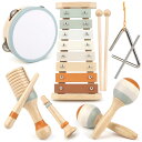 【送料無料】楽器 おもちゃ モンテッソーリ 音楽おもちゃ スーツ 木のおもちゃ 打楽器 1 2 3 4 5 歳誕生日プレゼント女の子 男の子 赤ちゃん 玩具 早...