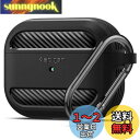 Spigen Apple AirPods Pro ケース カバー カラビナ リング 付き ワイヤレス充電 対応 衝撃 吸収 軽量 キズ防止 防塵 耐衝撃 収納ケ...