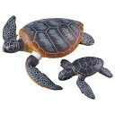 【送料無料】タカラトミー アニア AS-20 アオウミガメ親子 (水に浮くVer.) 動物 恐竜 おもちゃ 3歳以上