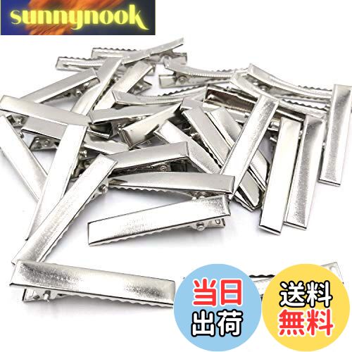 【送料無料】【BEAUTY PLAYER】ヘアクリップ 約30個入り 40mm丈 ヘアピン 髪留め ひな祭り 金具 ヘアアクセサリー パーツ ゴールド DIY ホビー 業務用 大人 子供 (40mm)