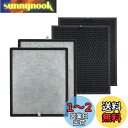 PUREBURG 交換用 True HEPA フィルターLevoit (レボイト)と互換性のあるLV-PUR131空気清浄機,部品番號LV-PUR131-RFに対応,H13 True HEPA フィルター X 2 +活性? 脱臭フィルター X 2