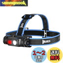 WUBEN(ウーベン) H1 ヘッドライト 1200ルーメン LED ライト ヘッドランプ キャンプライト ヘルメットライト サイクリングライト 明るい 10モード IP68防水 180角度調整 警告表示 USB C 充電式 アウトドア用ヘッドライト 電池式兼用 アウトドア 防災 警備 工事 ランニング