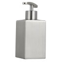 ソープ 詰替え容器 ハンドソープボトル 358ml ステンレス ハンドソープ 詰め替え用 ポンプボトル 食器用 シャンプー 液体 ボトル 台所・キッチン・お風呂・浴室・洗面所・バスルームなどに適用