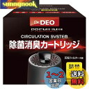 カーメイト(CARMATE) Dr.DEO ドクターデオプレミアム 空気清浄機 脱臭機 詰替え専用カートリッジ 車用 除菌 消臭 ウイルス 花粉除去 安定化二酸化塩素 花粉フィルター付属 DD310