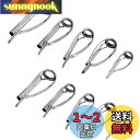 LNJLQW 10点セット 釣り糸 ロッド 釣竿 ラインガイド アイリング トップガイド ロッドガイド ステンレス 釣り竿 穂先 ロッドの修理 交換 5サイズ ...