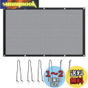 【送料無料】XSAJU ペット用 ネットバリア ドライブ セーフティーネット 犬 猫 前座席の侵入防止 簡単取付け ゴムバンドフック付き