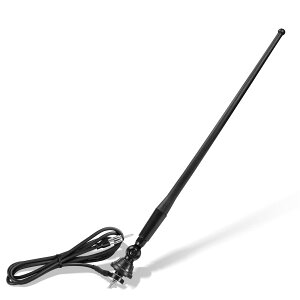 【送料無料】BINGFU 海洋防水 耐腐食 ラジオ アンテナ ゴム製ダック 適用範囲が広いマスト FM AM ステレオ アンテナ 車のオートバイ屋外