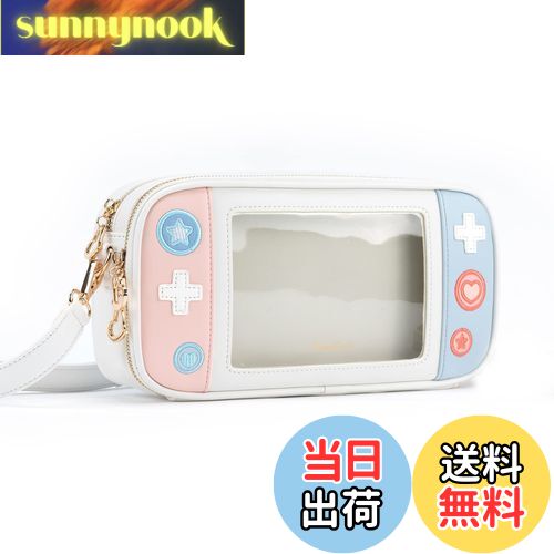 【送料無料】GeekShare 斜め掛けバッグ ポシェット 女の子 ガールズバッグ Switch収納バッグ 財布 可愛い 軽量 大容量 調整可能 防水 汚れ防止...