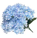 himsyuden アジサイ 紫陽花 造花 5頭 シルクフラワー 初夏 あじさい アートフラワー DIY花材 撮影道具 人工花 ギフト お祝い 花束 オフィス ...