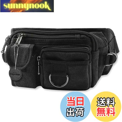 【送料無料】Toprime ウエストポーチメンズ レディース ウエストバッグ コインポーチ付き 使いやすい 大容量 ヒップバッグ 仕事作業用 アウトドア ランニ...