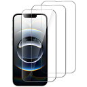 【送料無料】JETech iPhone 16e ガラスフィルム 6.1インチ用 全面保護 9H強化ガラス ケースに干渉なし HD クリア 3枚セット