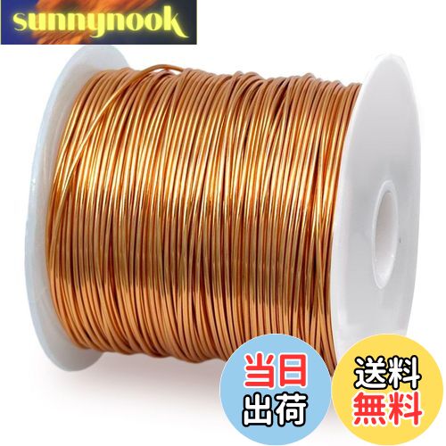 【送料無料】winova エナメル線 ポリウレタン銅線 マグネットワイヤー 1UEW 直径0.5mm 長さ約52m 100g ..