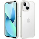 JETech マットケース iPhone 13 6.1インチ 耐衝撃性ミリタリーグレードの落下防止 つや消しの半透明の背面電話カバー 指紋防止 (スターライト)