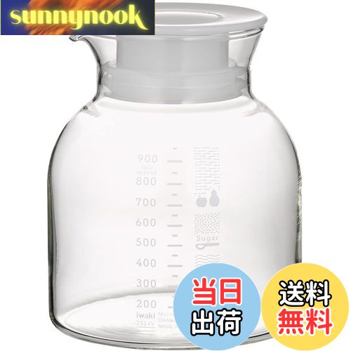 【送料無料】iwaki(イワキ) 耐熱ガラス フルーツ & ビネガー 1L T7314V-W