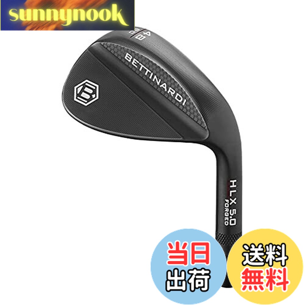 【送料無料】ベティナルディゴルフ(Bettinardi Golf) ウェッジ HLX 5.0 Forged Wedge グラファイトPVD ロフト：50°ソール：C バウンス：8°