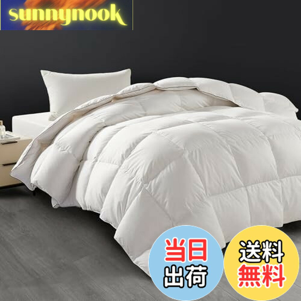 【送料無料】SAPHREAS 羽毛布団 羽毛掛け布団 ホワイトダウン 羽毛肌掛け布団 ダウンケット 春や冬に最適 オールシーズン/寒冬対応 抗菌防臭加工 防ダニ ダウンパワー600 ダウン50％ フェザー50% サイズ:150cm*210cm 重量:約1.57kg (充填量0.78kg)