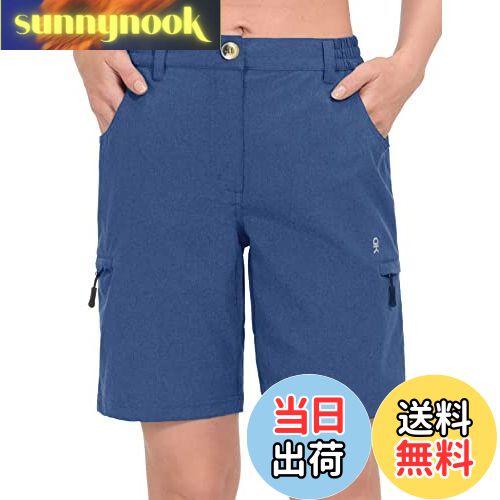 【送料無料】Little Donkey Andy レディース9インチ股下のゴルフショートパンツ、ジッパー付きポケット..