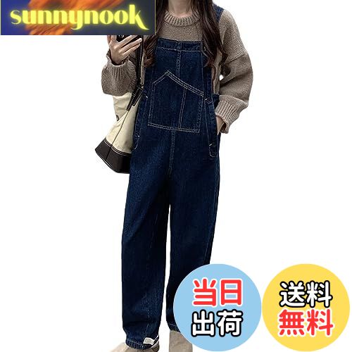 【送料無料】[7-livehouse] デニム サロペット レディース ジーンズ オールインワン オーバーオール ス..