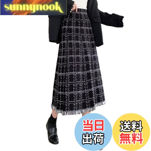 【送料無料】[CCGGOWMM] スカート レディース ニットスカート ミモレ丈 フリンジ スカート ロングスカ..