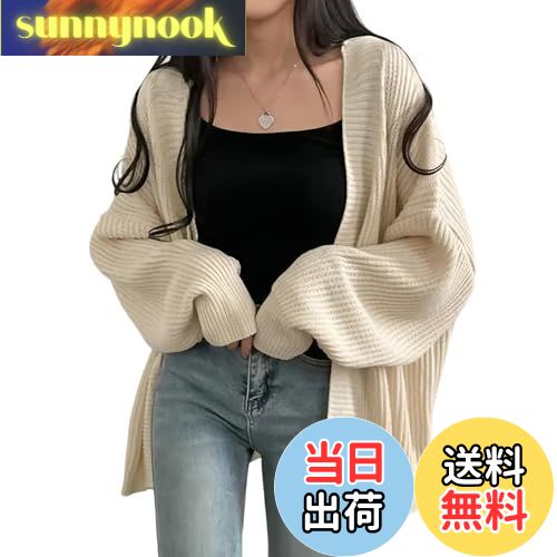 【送料無料】[GlamollaMisse] カーディガン レディース ニットウェア セーター ミディアムレングス レ..