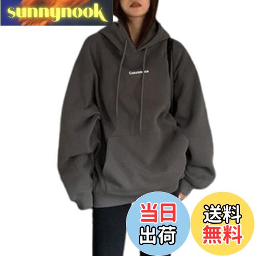 【送料無料】[MlleeSSeeldyTRC] パーカー レディース 裏起毛 トレーナー フード付き プルオーバー スウ..