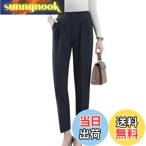 【送料無料】[Sueeya] スイーヤ パンツ レディース テーパードパンツ スラックス スーツパンツ ウエストゴム 着痩せ 美脚 知的 着回し力 仕事服 ロング ズボン オフィス カジュアル 通勤 春 夏 秋