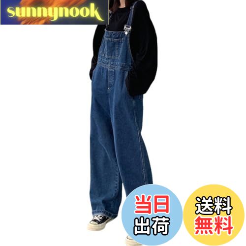 【送料無料】[7-livehouse] サロペット デニム レディース オーバーオール オールインワン デニムパン..