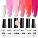 【送料無料】JODSONE 6 Colors Gel Nail Polish Set 色:SET-6PINK-2