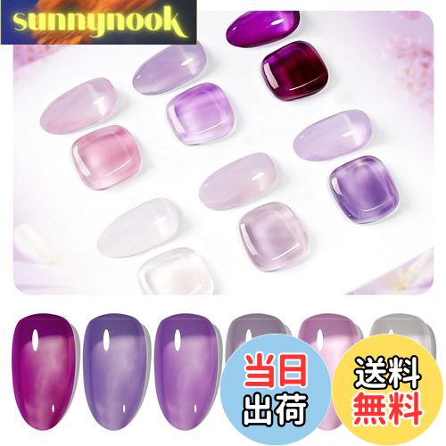 【送料無料】JODSONE 6 Colors Gel Nail Polish Set 色：6COLORS-GD231-236