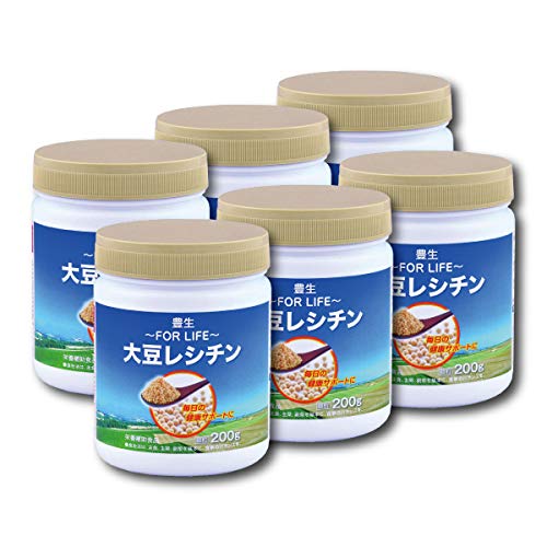 【送料無料】豊生 大豆レシチン顆粒 200g サイズ：200グラム (x 6)