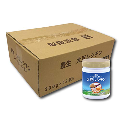 【送料無料】豊生 大豆レシチン顆粒 200g サイズ：200グラム (x 12)