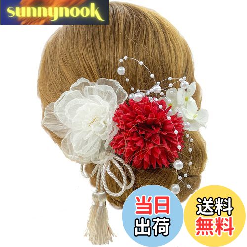 【送料無料】【JZOON 髪飾り】髪飾り 6点セット ヘアアクセサリー ヘアメイク ドライフラワー Uピン ヘアピン 可愛い 日常 おしゃれ 簡潔 和装 着物 ...